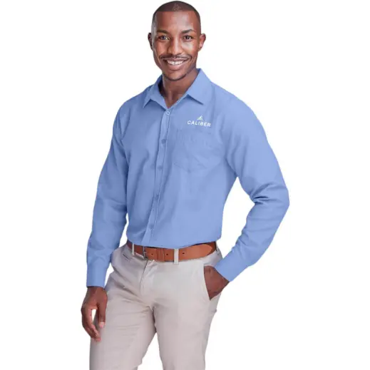 Mens Long Sleeve Oxford Main Blue